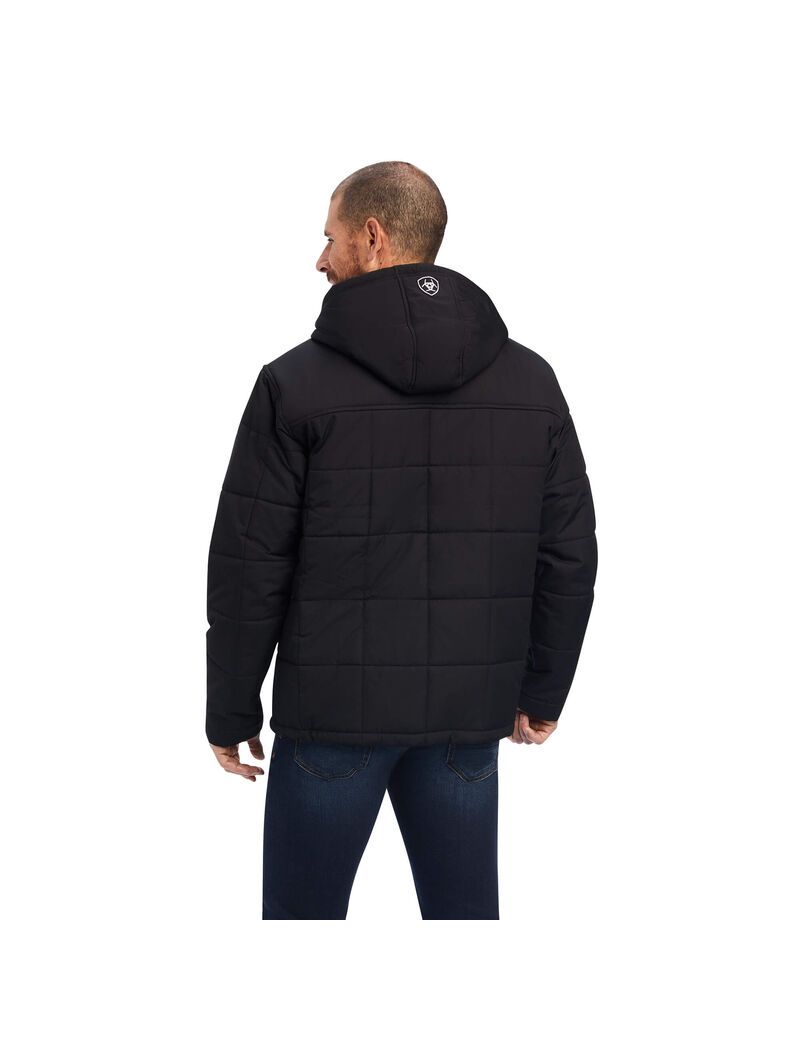 Chaquetas Ariat Crius Encapuchado Insulated Negros | WGB589230