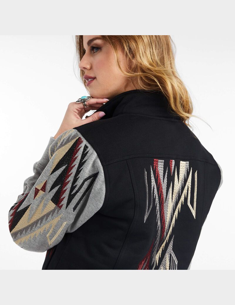 Chaquetas Ariat Embroidered Chimayo Negros Grises | FCA172046