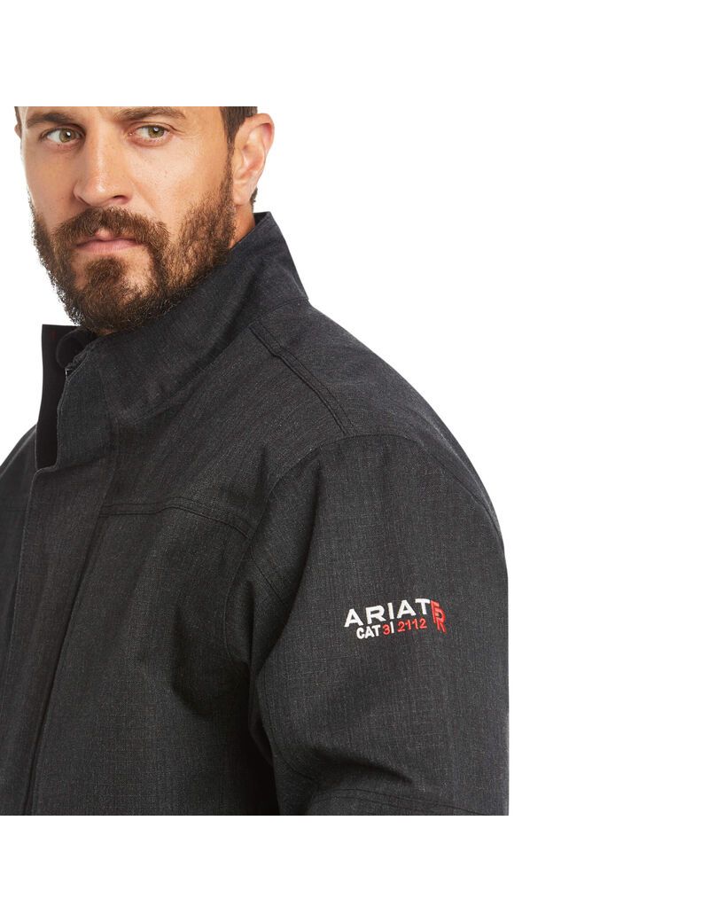 Chaquetas Ariat FR H2O Impermeables Parka Negros | SXH250619