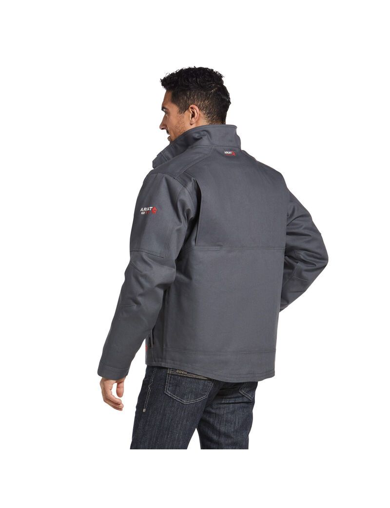 Chaquetas Ariat FR Maxmove Impermeables Insulated Grises | QWG381795