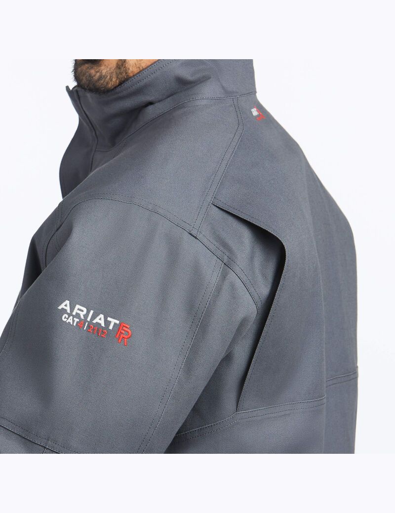 Chaquetas Ariat FR Maxmove Impermeables Insulated Grises | QWG381795