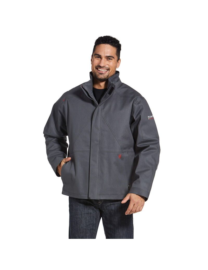 Chaquetas Ariat FR Maxmove Impermeables Insulated Grises | QWG381795