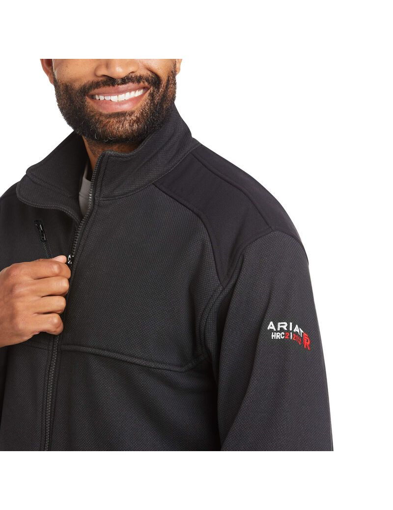 Chaquetas Ariat FR Polartec Plataforma Negros | FOH024635