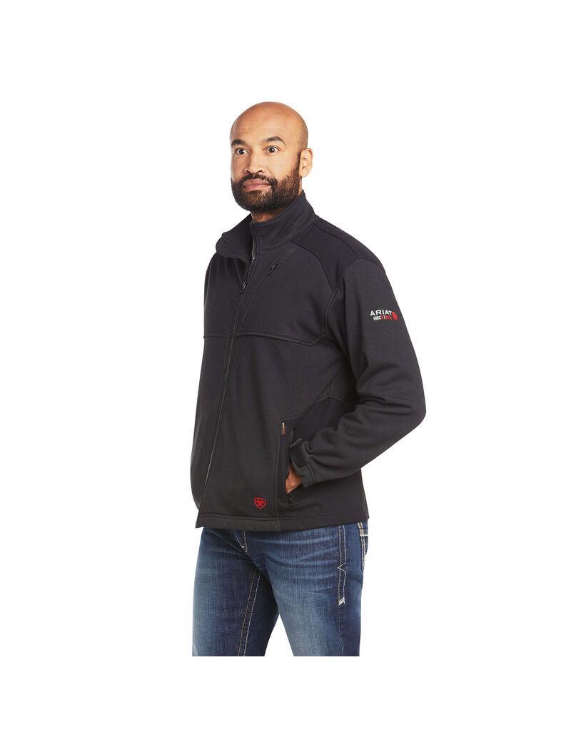 Chaquetas Ariat FR Polartec Plataforma Negros | FOH024635