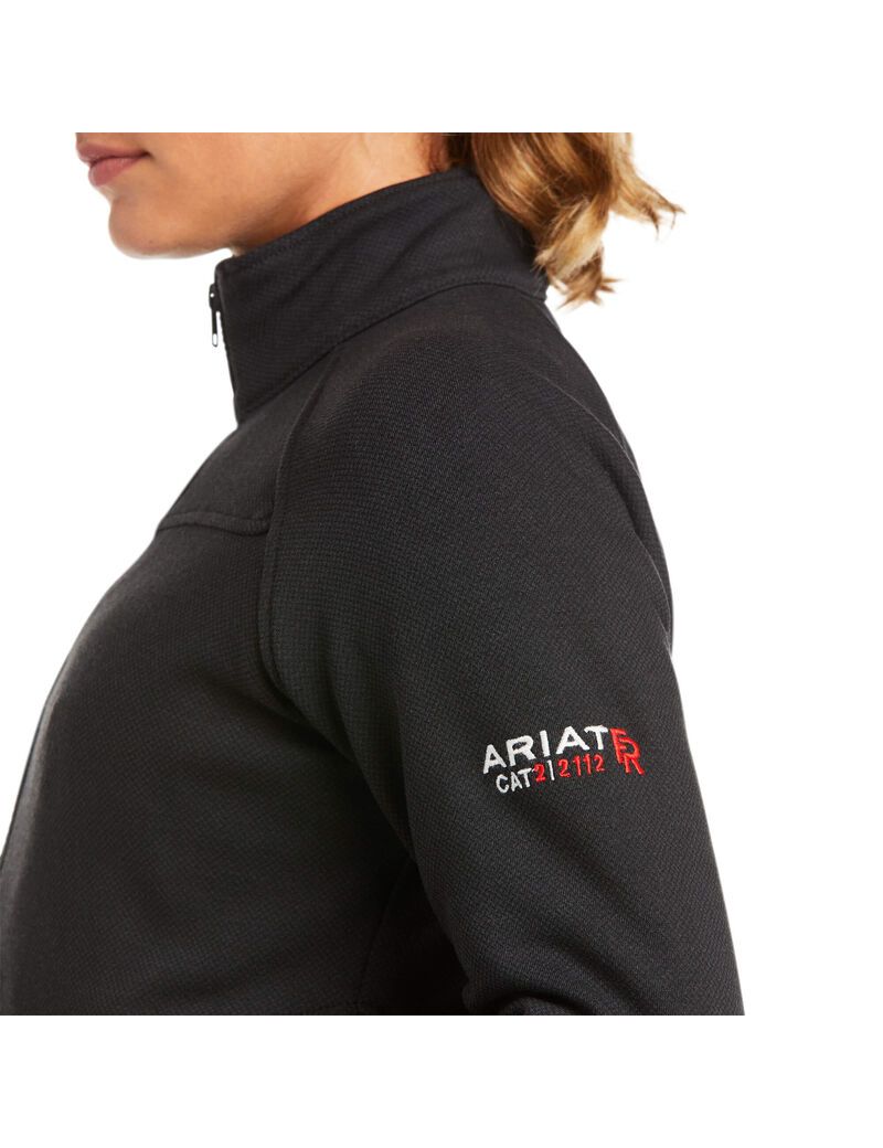 Chaquetas Ariat FR Polartec Plataforma Negros | MDX142509