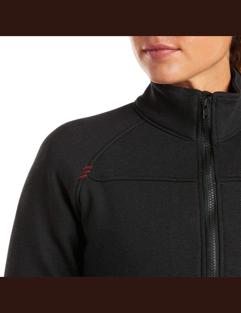 Chaquetas Ariat FR Polartec Plataforma Negros | MDX142509