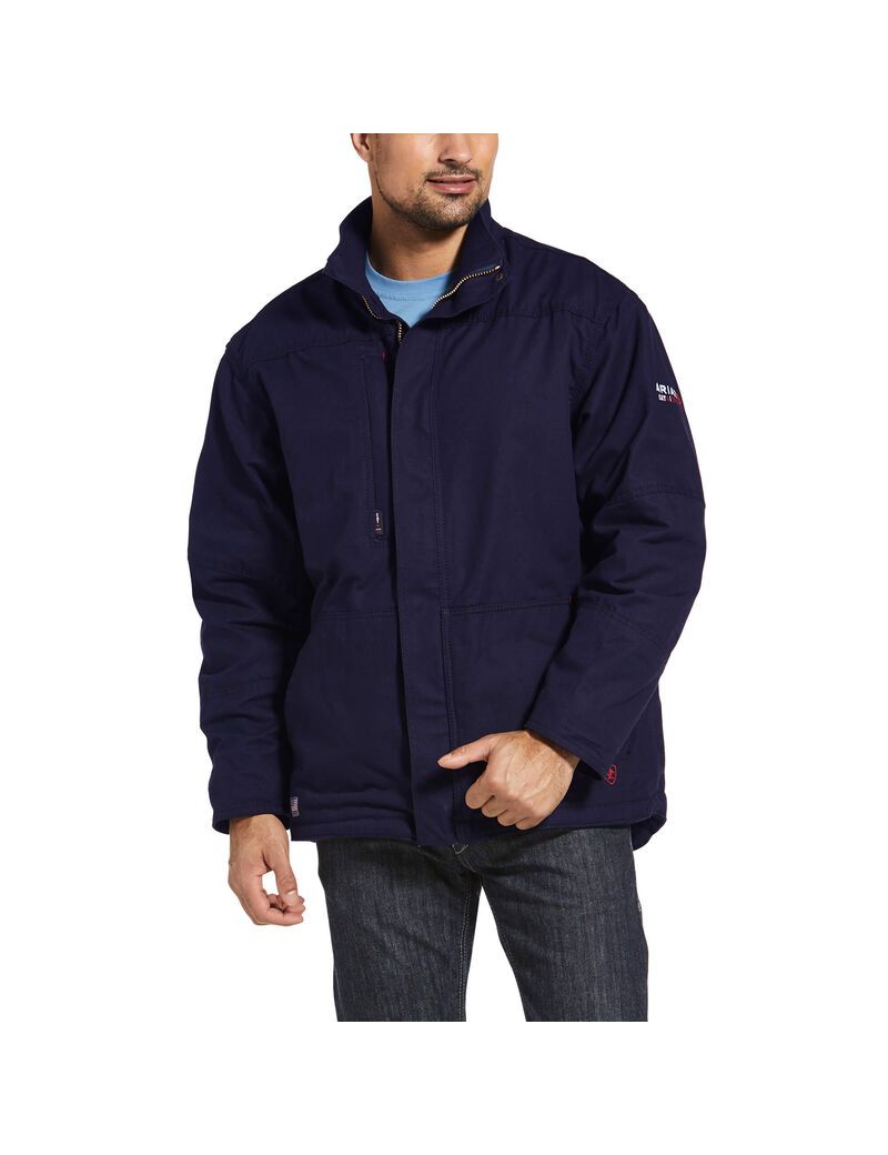 Chaquetas Ariat FR Workhorse Insulated Azul Marino | XSL417239