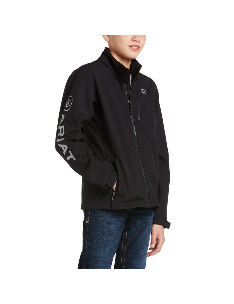 Chaquetas Ariat Logo 2.0 Softshell Negros Plateados | SJC396258