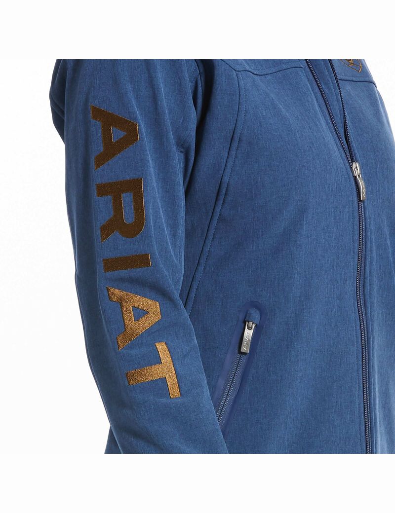 Chaquetas Ariat New Team Softshell Azules | CMY071529