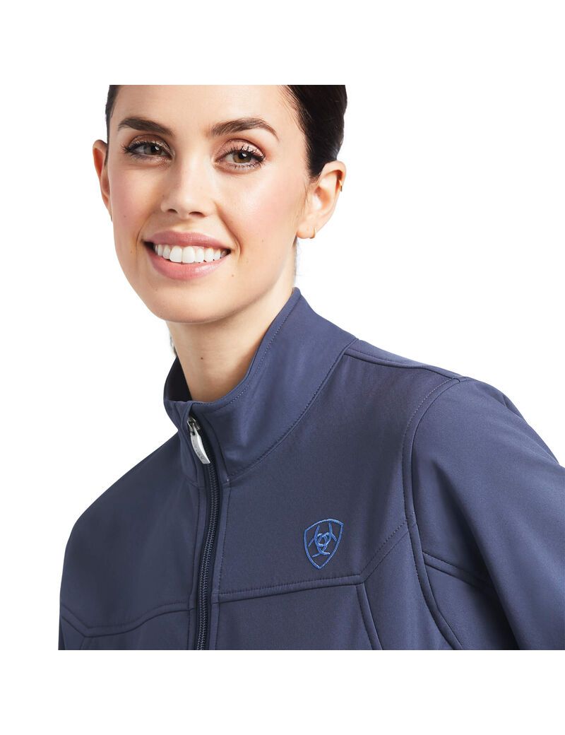 Chaquetas Ariat New Team Softshell Azules | ERT796182