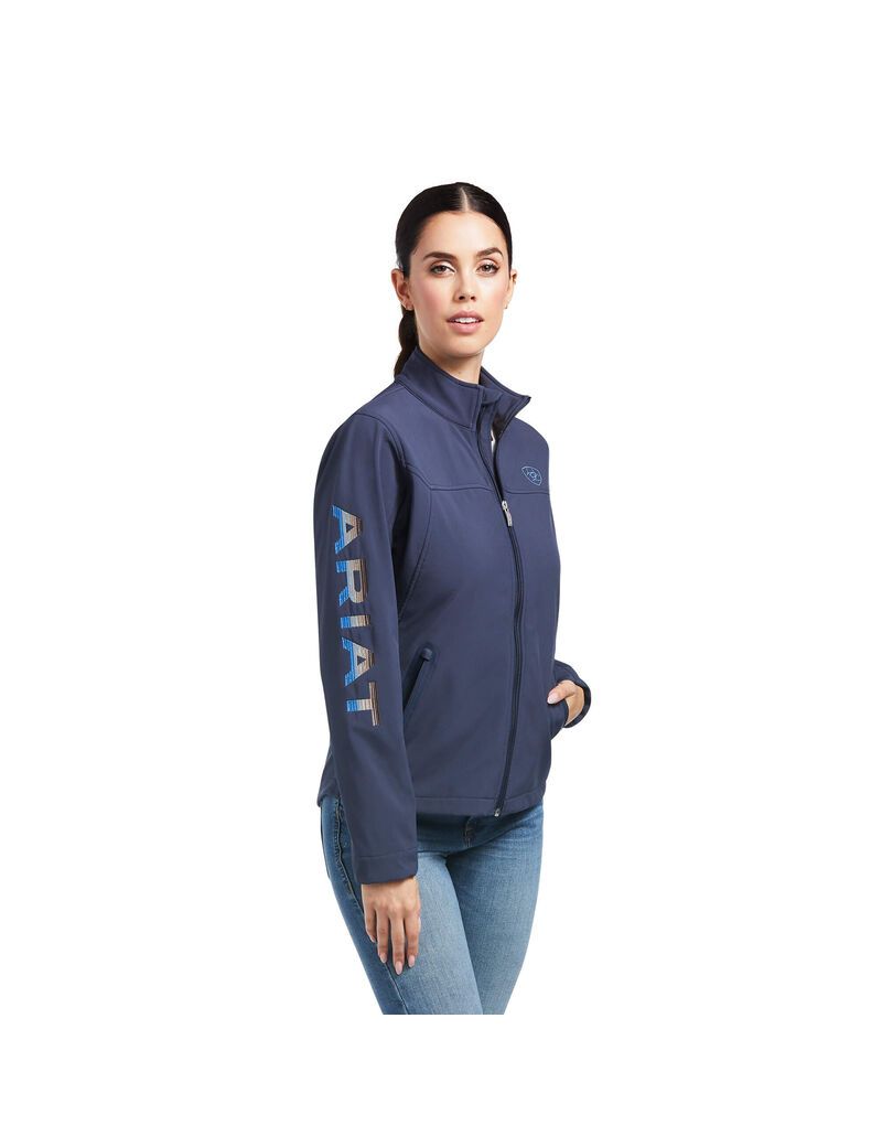 Chaquetas Ariat New Team Softshell Azules | ERT796182