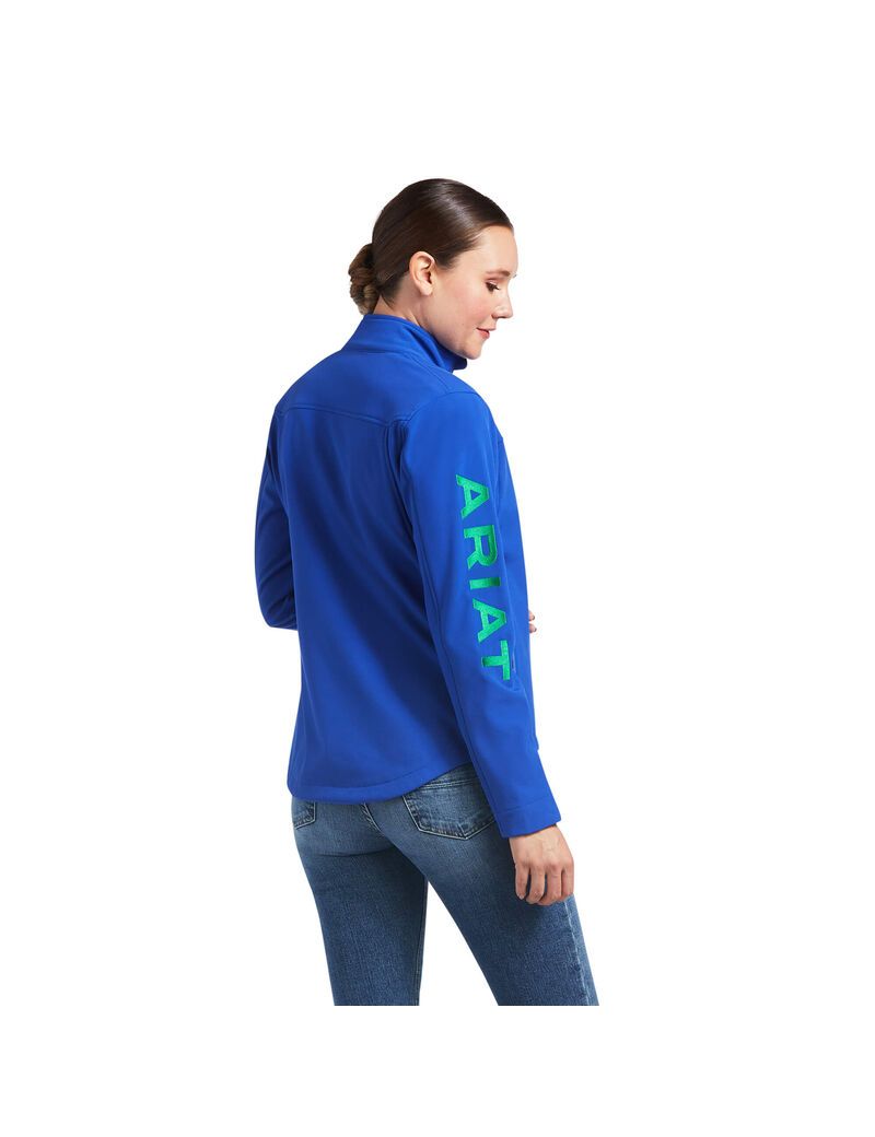 Chaquetas Ariat New Team Softshell Azules | XAI195872