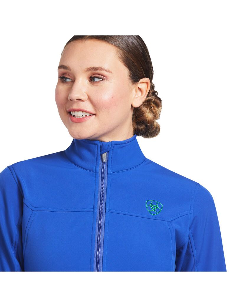 Chaquetas Ariat New Team Softshell Azules | XAI195872