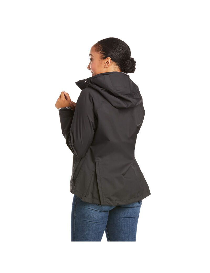 Chaquetas Ariat Packable Impermeables Negros | HAD034962