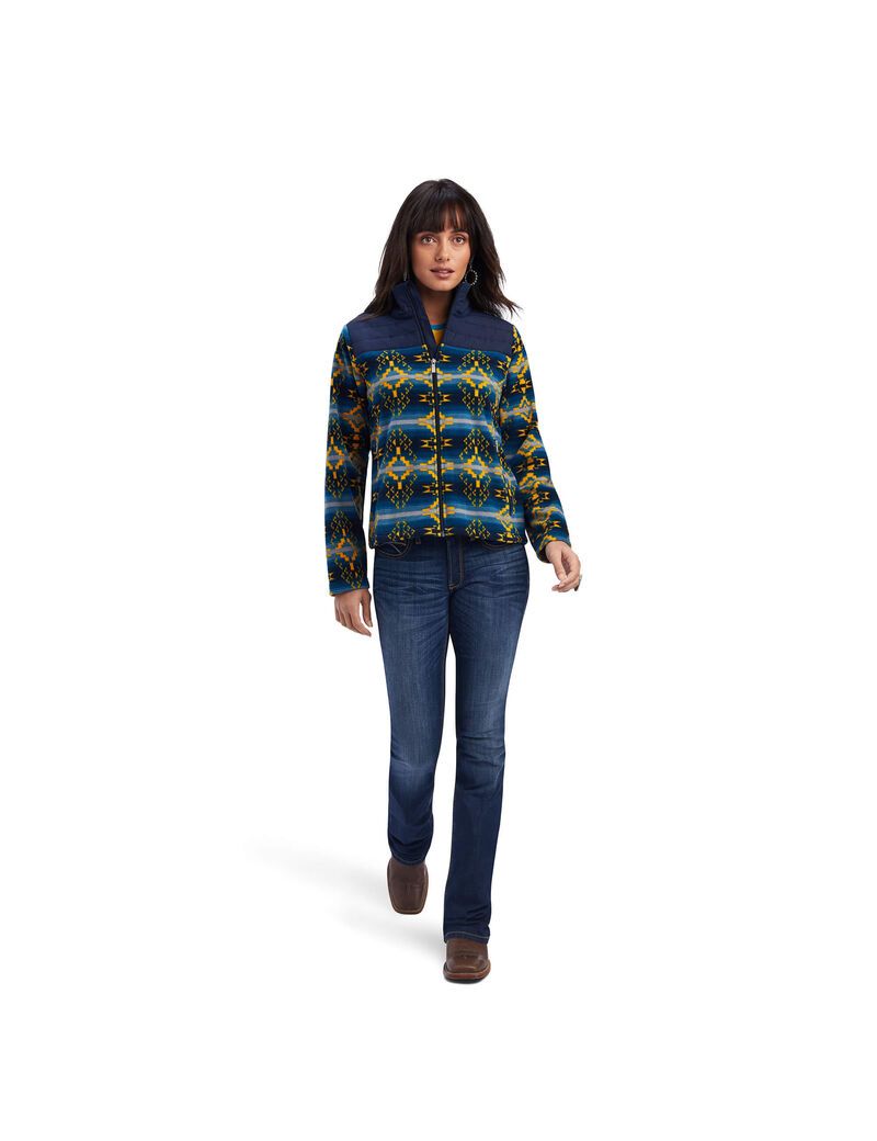 Chaquetas Ariat Prescott Fleece Azul Marino | AYF065291