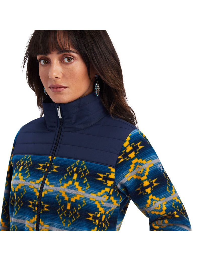 Chaquetas Ariat Prescott Fleece Azul Marino | AYF065291