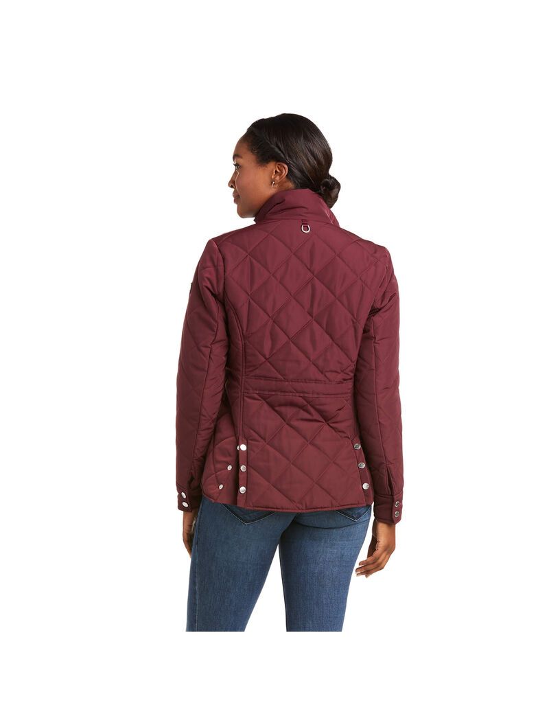 Chaquetas Ariat Province Vino | HDN341508