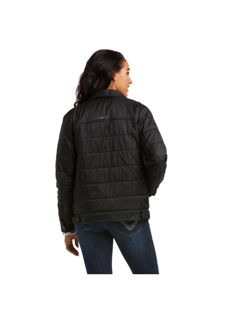 Chaquetas Ariat Puffer Trucker Insulated Negros | AZB615807