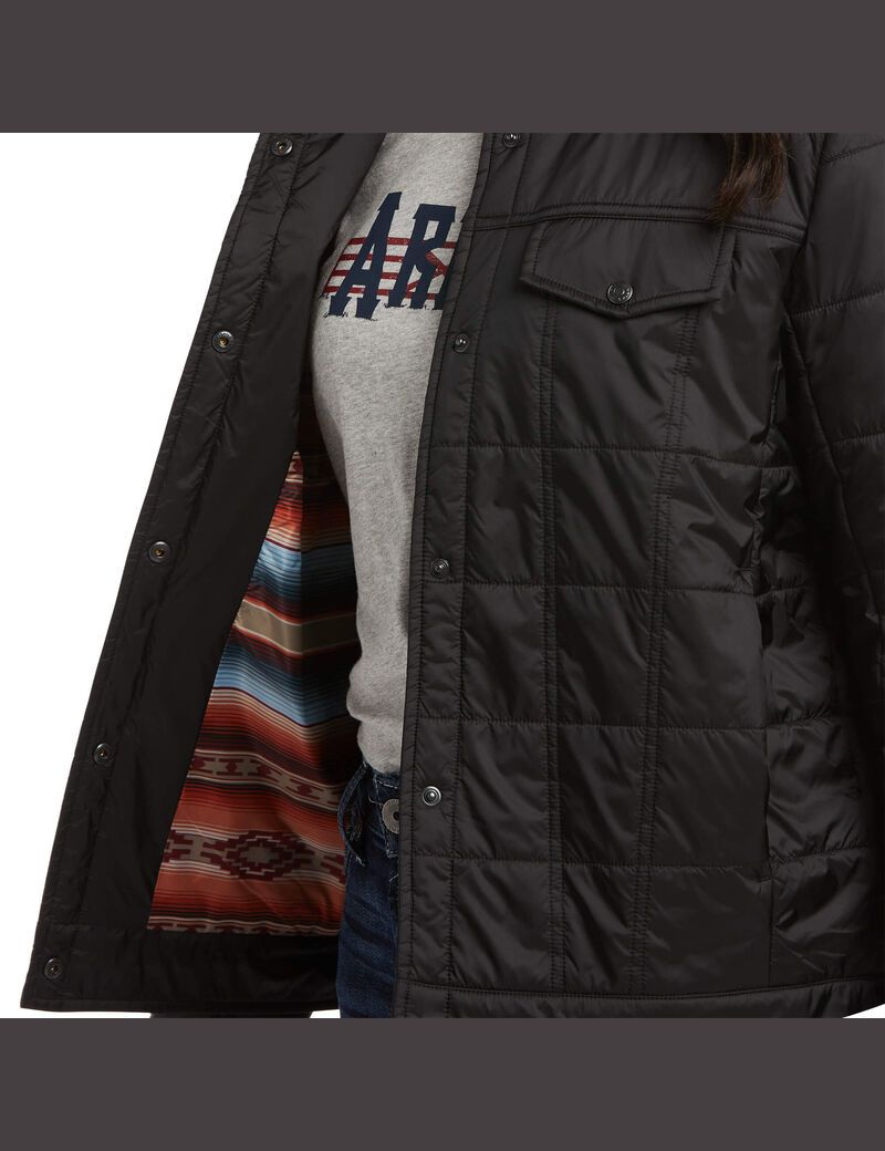 Chaquetas Ariat Puffer Trucker Insulated Negros | AZB615807