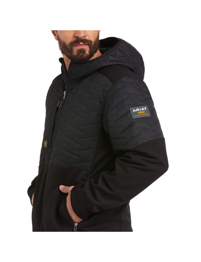 Chaquetas Ariat Rebar Cloud 9 Insulated Negros | RGB718930