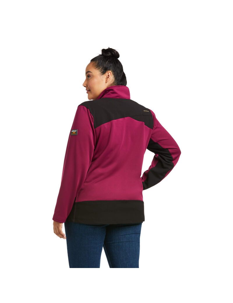 Chaquetas Ariat Rebar Dri-Tech DuraStretch Fleece Híbrido Morados | YGD862715