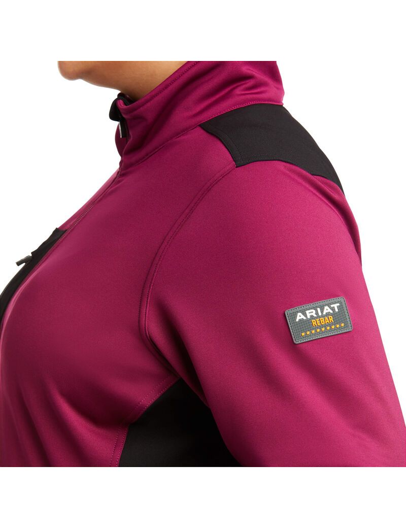 Chaquetas Ariat Rebar Dri-Tech DuraStretch Fleece Híbrido Morados | YGD862715