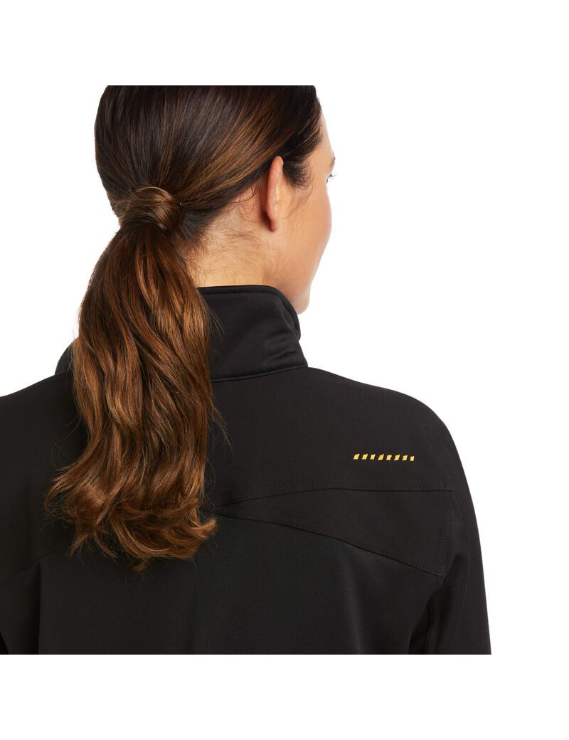 Chaquetas Ariat Rebar Dri-Tech DuraStretch Fleece Híbrido Negros | ZNX368079