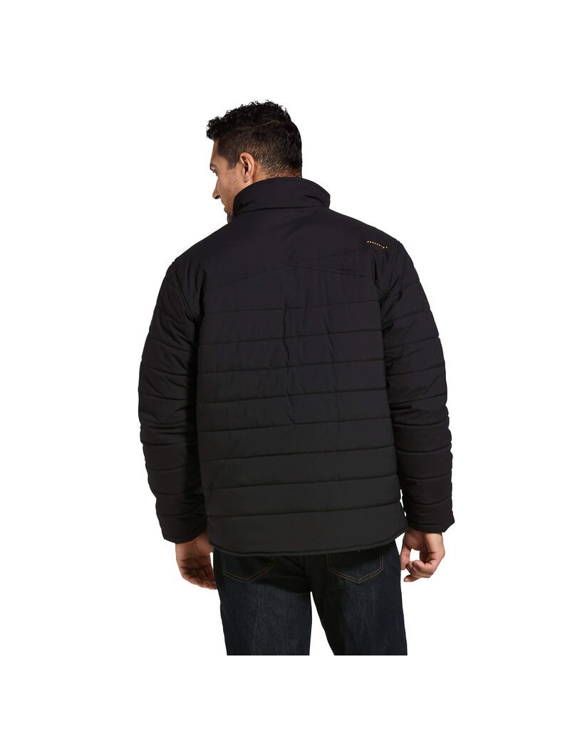 Chaquetas Ariat Rebar Valiant Stretch Lona Agua Resistant Insulated Negros | WJN372641