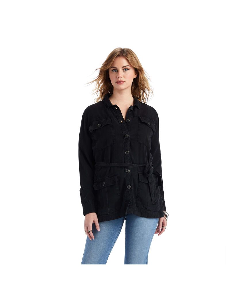 Chaquetas Ariat Safari Shirt Negros | OZK628159