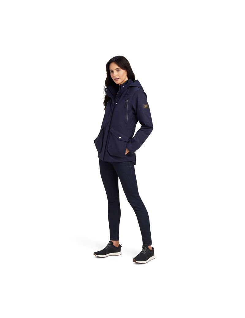 Chaquetas Ariat Sterling Impermeables Insulated Parka Azul Marino | GUT478639