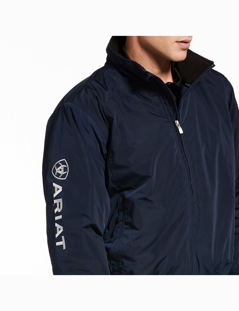 Chaquetas Ariat Team Logo Insulated Azul Marino | HJT096487