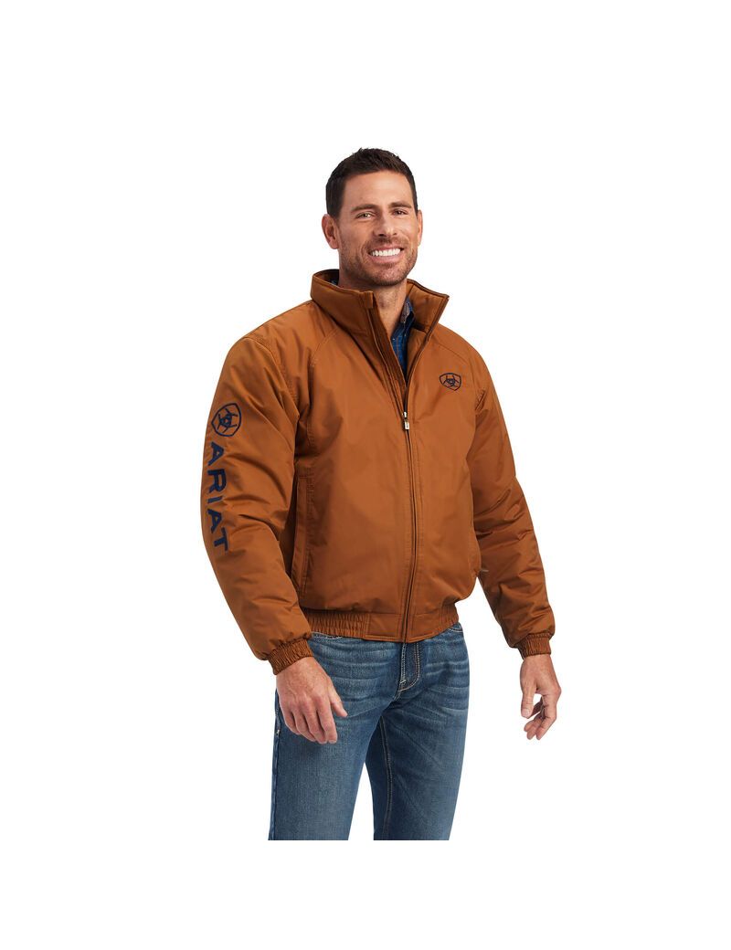 Chaquetas Ariat Team Logo Insulated Marrom | PYW490186