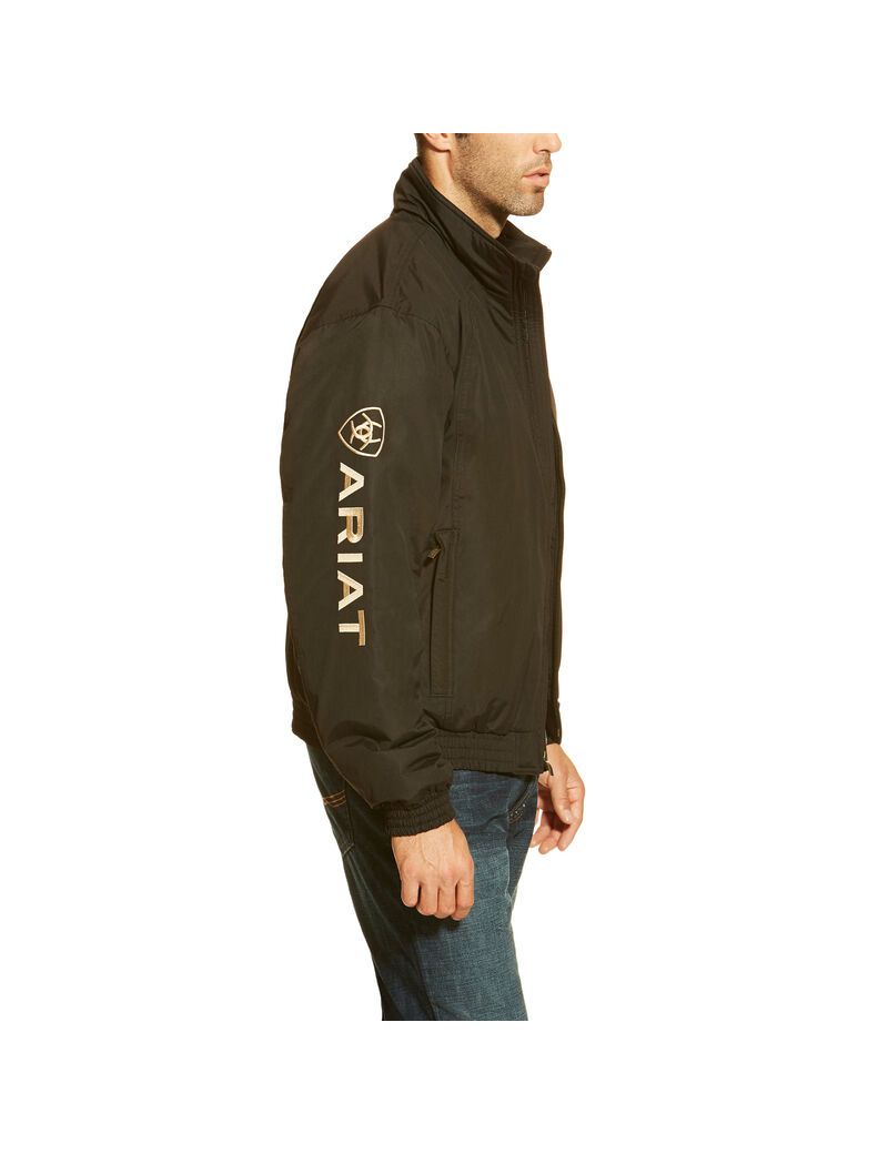 Chaquetas Ariat Team Logo Insulated Negros | NAW687053