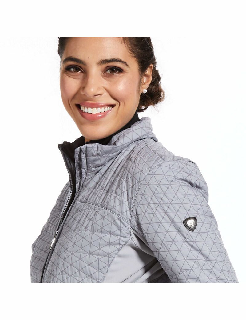 Chaquetas Ariat Volt 2.0 Reflective Plateados | NVZ318265