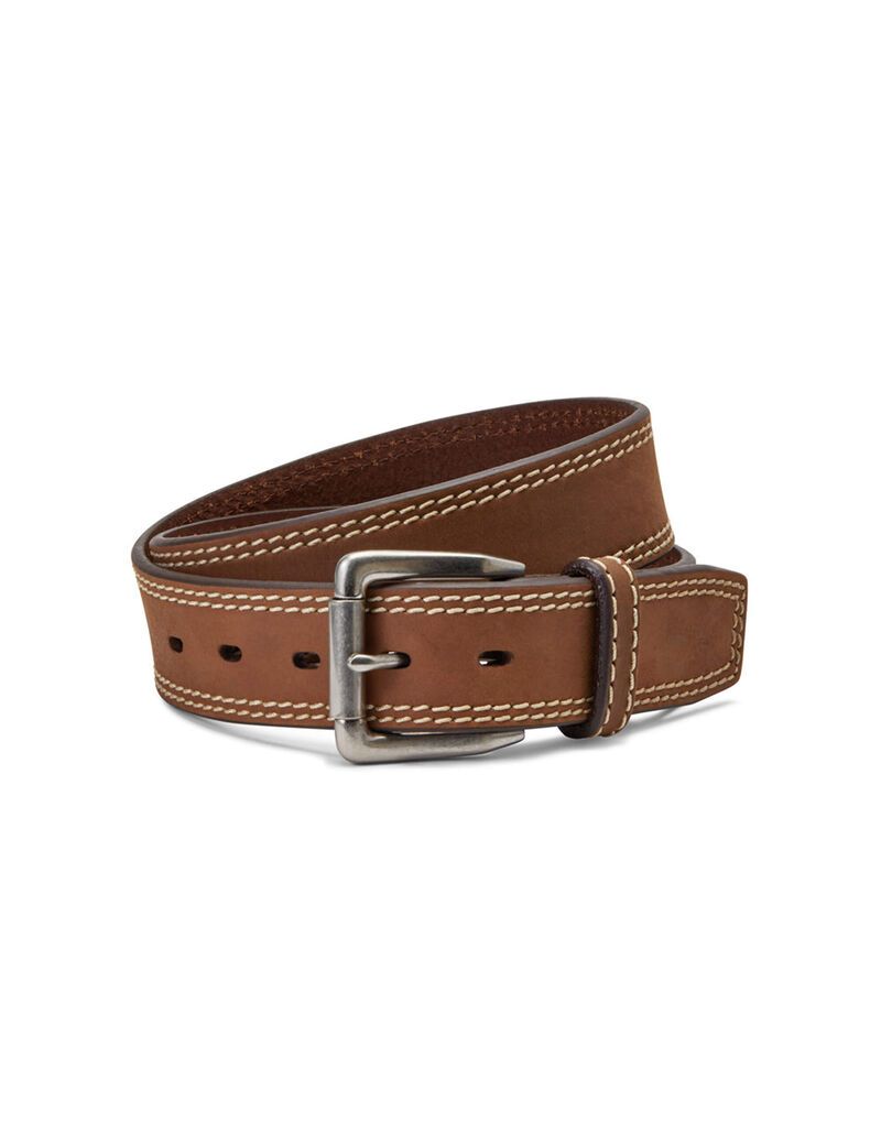 Cinturones Ariat Double Stitch Marrom | VGL698715