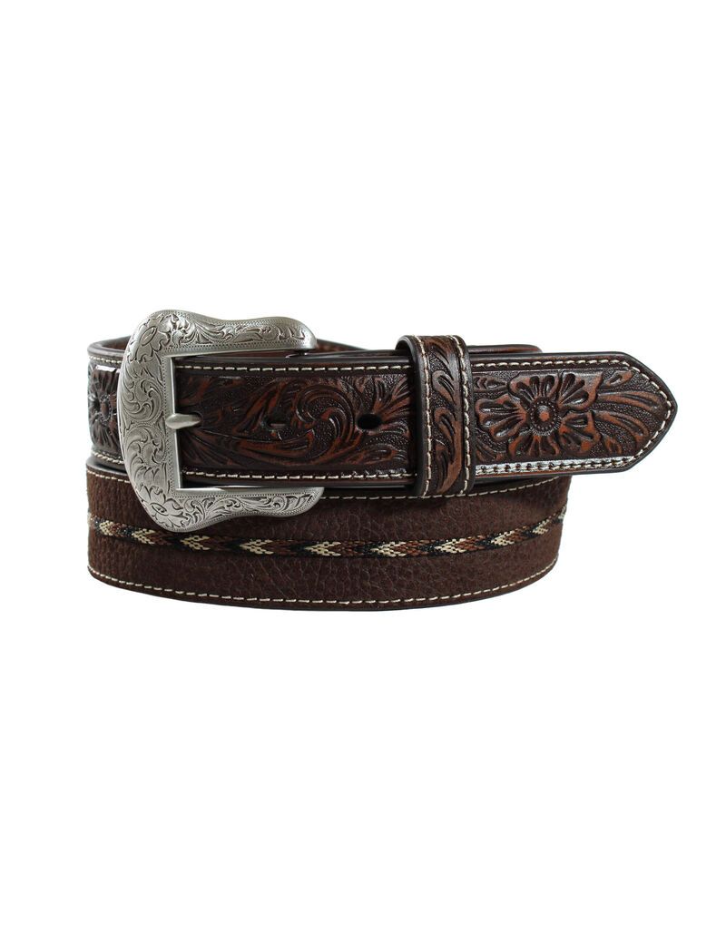 Cinturones Ariat Embossed center stitch Marrom | MZO506947