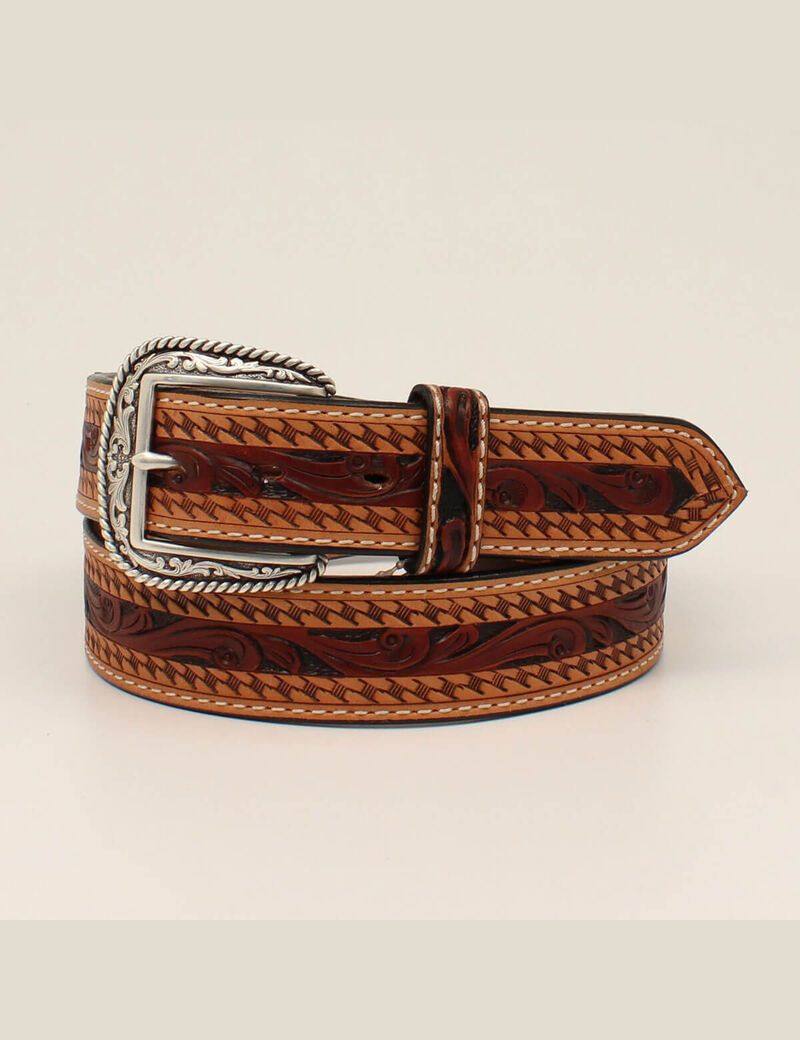 Cinturones Ariat Filigree embossed stitch Marrom | EZX568019