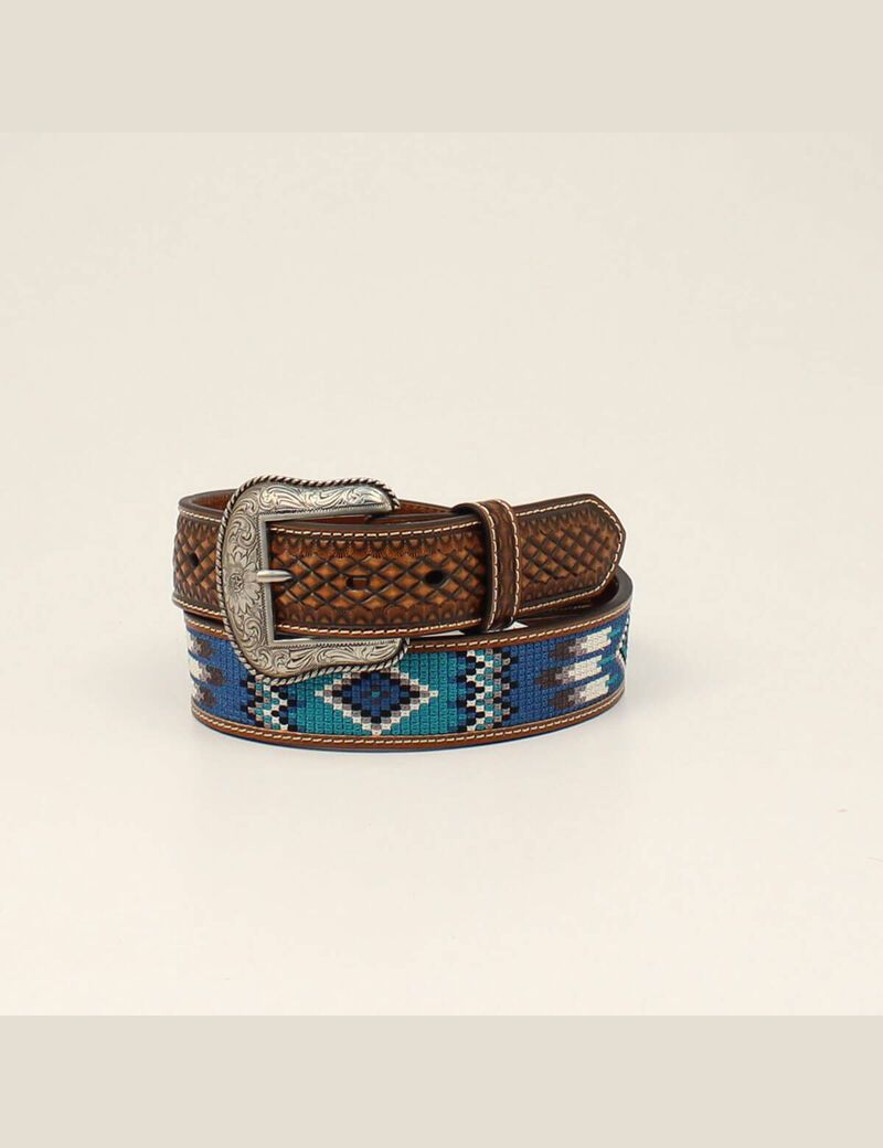 Cinturones Ariat Southwest stitch Azules | YPE043965