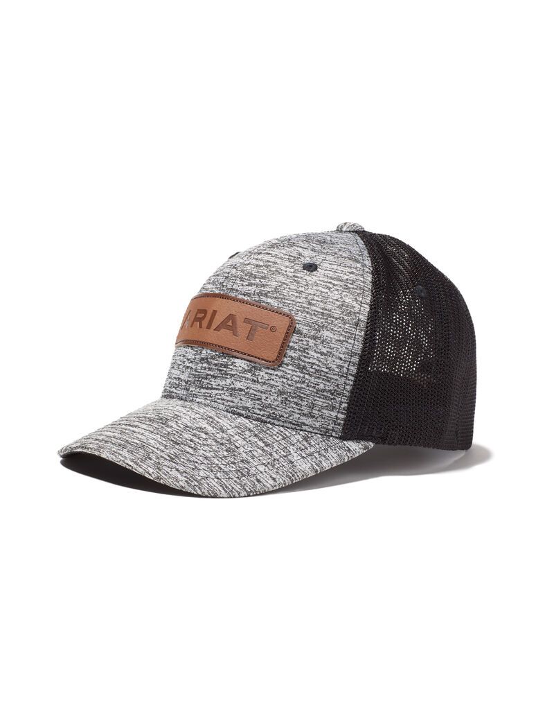 Gorras Ariat Box Logo Snapback Grises | ILD417698