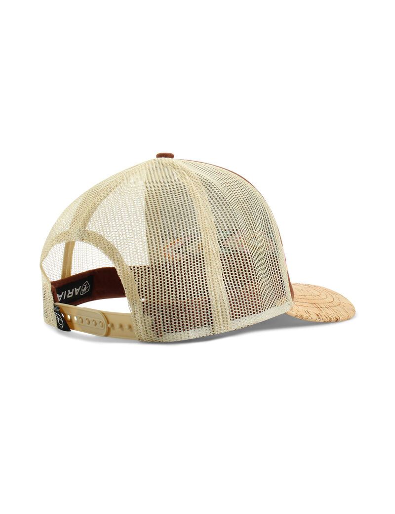 Gorras Ariat Diamond Embroidery Marrom | BIG318972