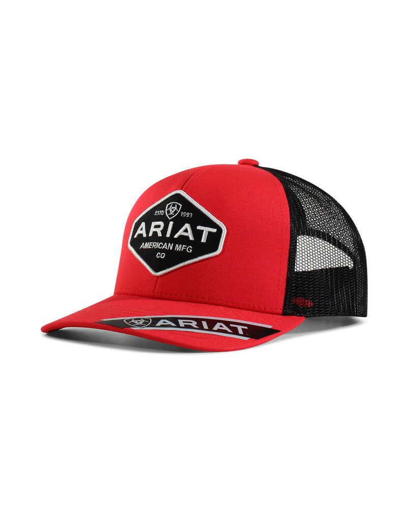 Gorras Ariat Hexigon Logo Negros | XCH375062