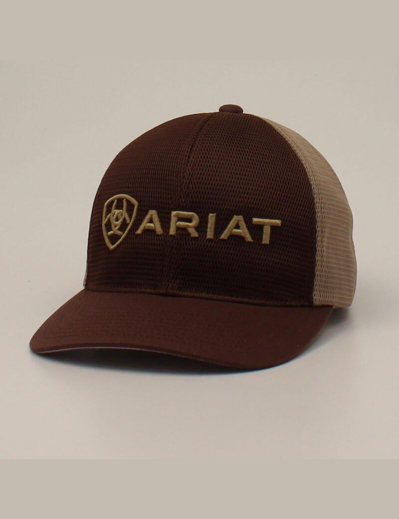 Gorras Ariat Large embossed lgoo mash Marrom | XML718396