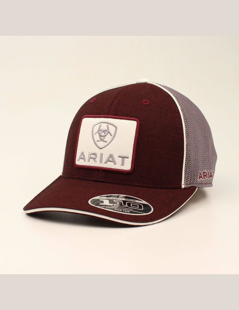 Gorras Ariat Large logo patch Vino | HGV408761