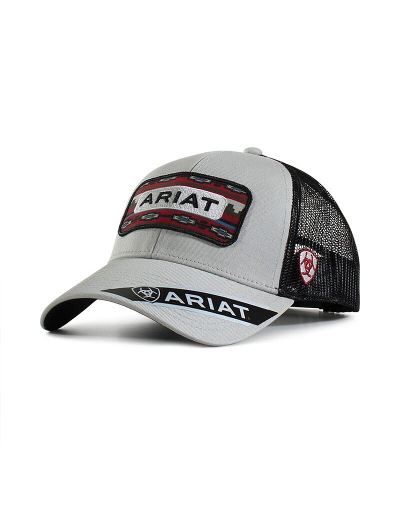 Gorras Ariat Logo patch gry/multi Grises | ELN168093