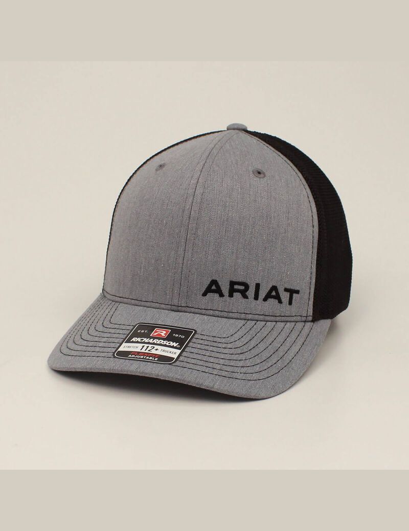 Gorras Ariat Offset Logo Grises | XQJ914756