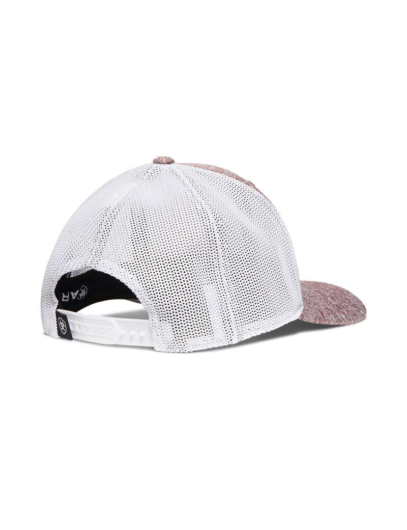 Gorras Ariat Offset Shield Vino | RHV961247