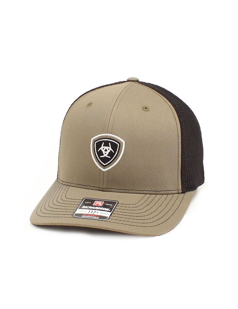 Gorras Ariat Shield Logo Verde Oliva | WZP243058