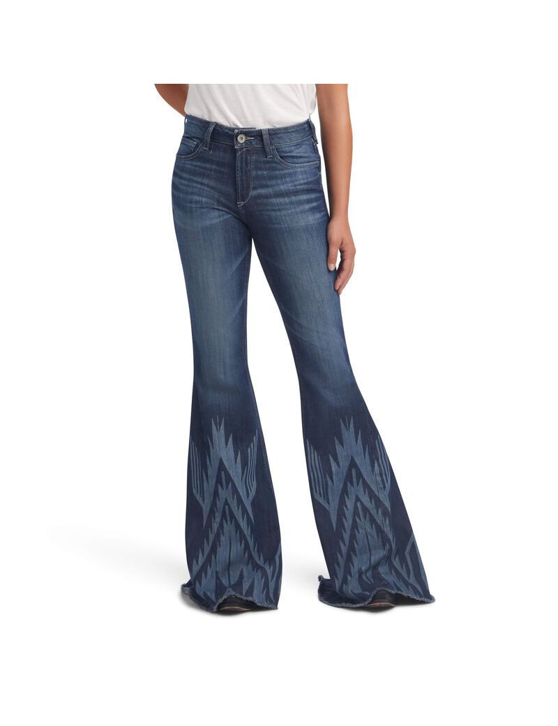 Jeans Ariat High Rise Chimayo Extreme Flare Multicolor | ONR805679