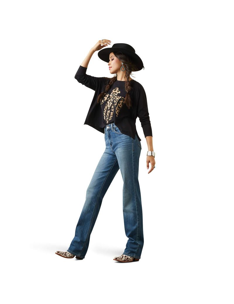 Jeans Ariat High Rise Ultra Lucy Relaxed Directo Multicolor | VDO478925