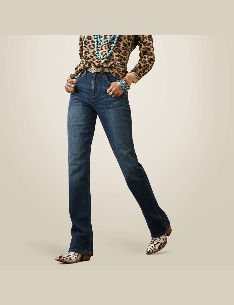 Jeans Ariat High Rise Ultra Relaxed Frankie Directo Multicolor | ODB607254